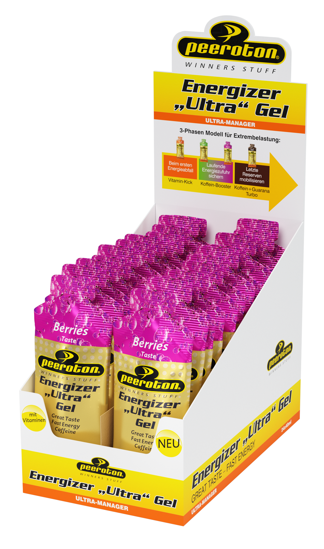ENERGIZER ULTRA Gel 24x40g - Beeren