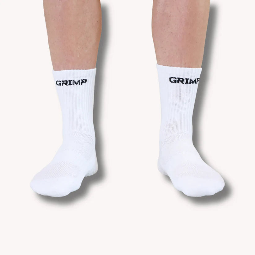 GRIMP Grip Socks White