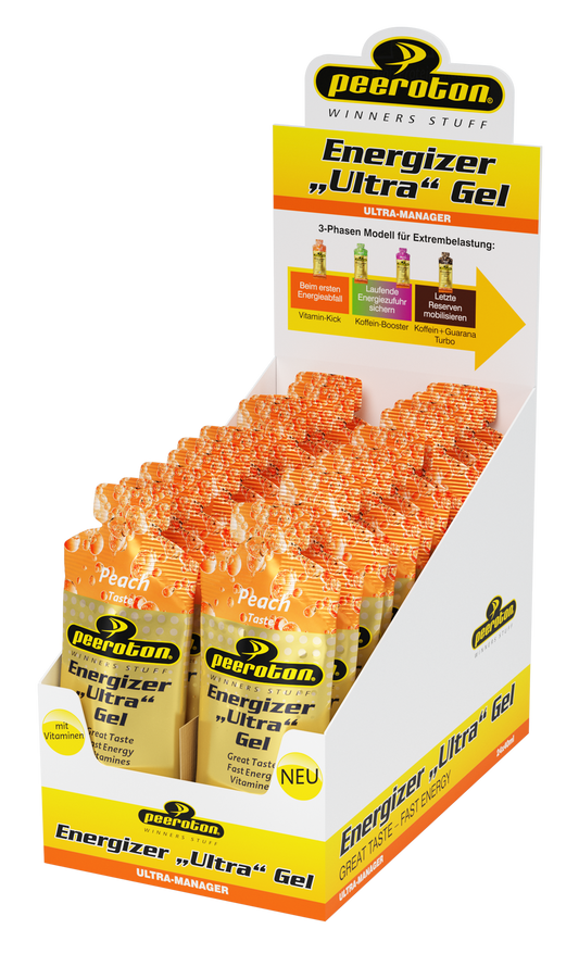 ENERGIZER ULTRA Gel 24x40g - Pfirsich