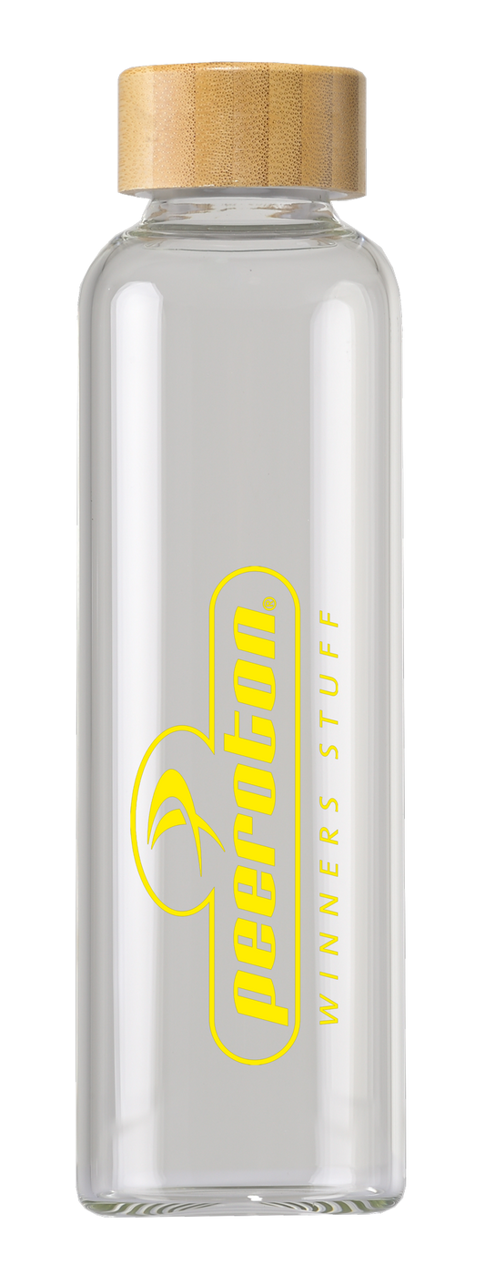Trinkflasche Glas Slim 550ml mit Hülle