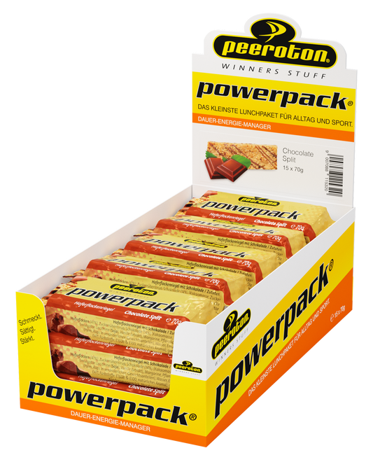 POWERPACK Energie Protein Riegel 15x70g - Chocolate Split