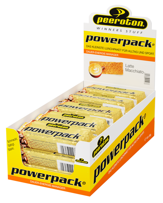 POWERPACK Energie Protein Riegel 15x70g - Latte Macchiato