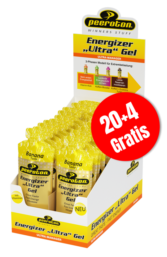 ENERGIZER ULTRA Gel 24x40g - Banane