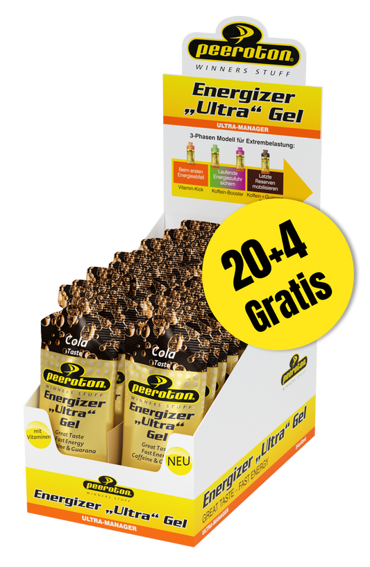 ENERGIZER ULTRA Gel 24x40g - Cola-Zitrone