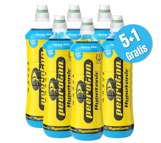 HYPOTONIC - Sport Elektrolyt Getränk 6-Pack - Zuckerfrei - Racing Blue