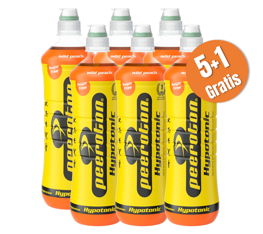 HYPOTONIC - Sport Elektrolyt Getränk 6-Pack - Zuckerfrei - Wild Peach